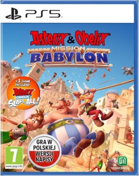 ASTERIX & OBELIX MISSION BABYLON + SLAP THEM ALL - PL - PS5 - Płyta Blu-ray