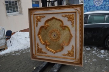 позолоченная потолочная розетка 150x150 см украшение фонарного столба