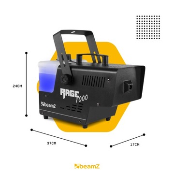МОЩНЫЙ генератор дыма 1000Вт BeamZ Rage