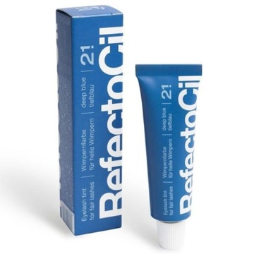 Żelowa farba do brwi rzęs 15ml 2.1 DEEP BLUE