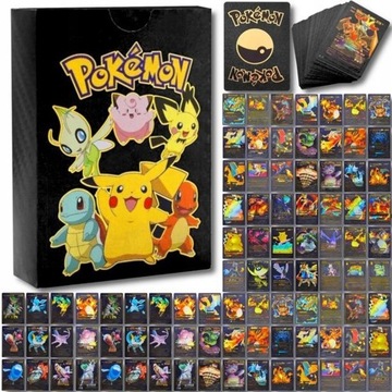 КОЛЛЕКЦИОННЫЕ КАРТЫ POKEMON ИЗ 55 КАРТ ЧЕРНОЕ ИЗДАНИЕ, ЧЕРНЫЙ НАБОР