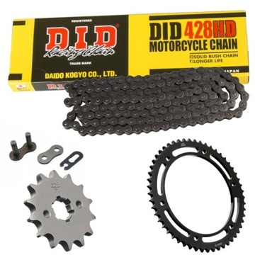 DID NAPĘD ŁAŃCUCH YAMAHA WR 125 R 09-15r. 134ocz.