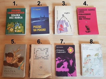 Stare książki PRL różne powieść poradnik album