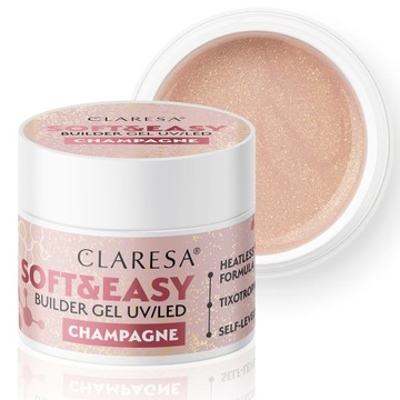 Гель строительный Claresa SOFT&EASY гламурный розовый 12г