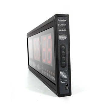 Красные электронные светодиодные настенные часы