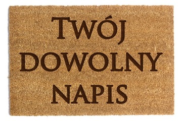 WYCIERACZKA POD DRZWI Dowolny napis 60x90cm
