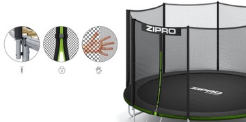 Садовый батут с уличной сеткой для детей 312см 10 футов - Zipro