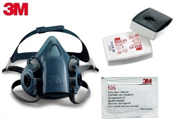 3M Mask 7503 Полумаска + фильтры FFP3 + ткань