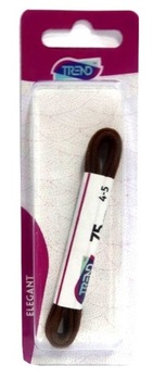 SZNUROWADŁA SZNURÓWKI 75cm 4-5 WOSK CIENKIE BRĄZ