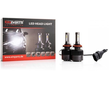 EINPARTS Żarówki LED H11 10000lm 34W 12/24V Canbus