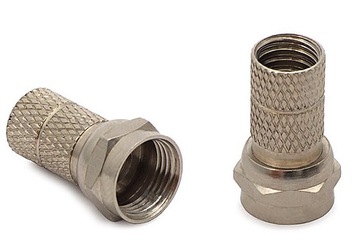 2x WTYK SAT. ZŁĄCZE TYPU F 6,8 mm ALUMINIOWY