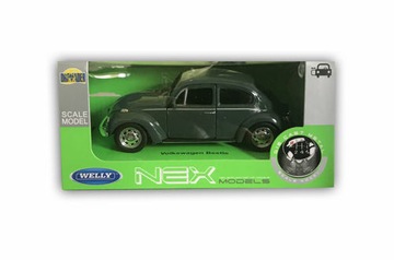 VW GARBUS KHAKI METALOWY MODEL 1:34 WELLY