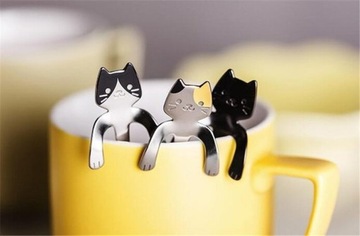 Ложки-кошки, 2 шт СЕРЕБРО - ВЫ УЛЫБИТЕСЬ :)