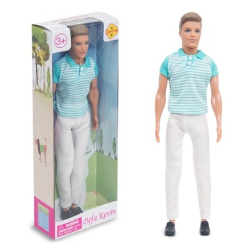 lalka CHŁOPAK KEVIN w koszulce polo facet KEN kewin