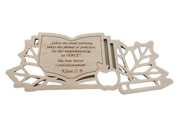 Dzień Nauczyciela podziękowanie prezent książka