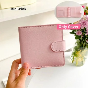 Яркий цвет A5/A7 из искусственной кожи, обложка для фотокарточек, милый Kpop