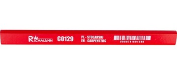 OŁÓWEK STOLARSKI DO DREWNA PŁASKI 18 CM Richmann