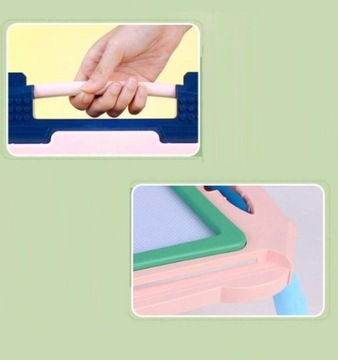 TABLICA MAGNETYCZNA KOLOROWA ZNIKOPIS STOLIK DO PISANIA