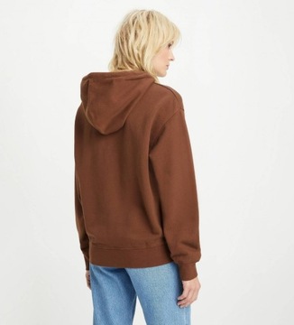 Y4222 LEVI'S Sweatshirt Standard brown BLUZA DAMSKA S