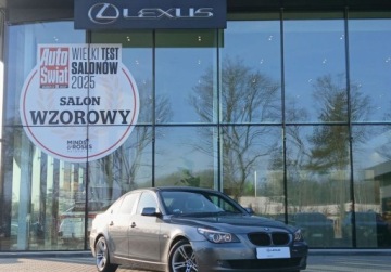 BMW Seria 5 E60 Sedan 540 i 306KM 2008 BMW Seria 5 Seria 5 4.0i 306KM Vat Marza Nawigacja GPS Bluetooth