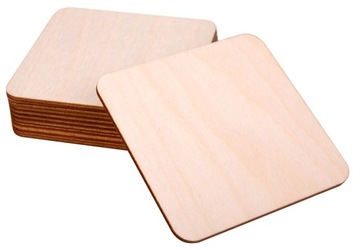 PODSTAWKA PODKŁADKA POD KUBEK KWADRAT 10cm 10 SZT