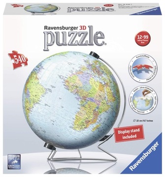 Пазл 540 3D Globe Ravensburger RAP124367