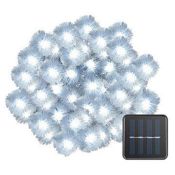 30 Led 6.5 M Lampki Solarne Ogrodowe Żarówka Lampa