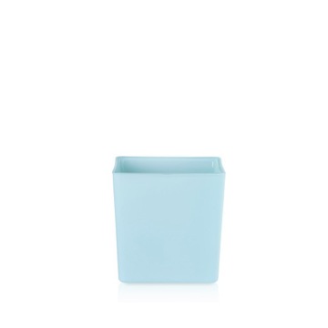Osłonka doniczka kwadratowa mięta mat 12cm