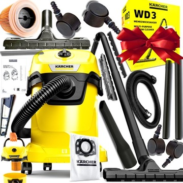 KARCHER NAJNOWSZY MODEL ODKURZACZ BEZWORKOWY WD 3