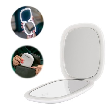 Humanas HS-PM01 x1 x5 Карманное зеркало со светодиодной подсветкой