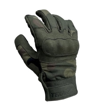 ТАКТИЧЕСКИЕ ПЕРЧАТКИ TEXAR COMBAT PL Camo wz.93 L