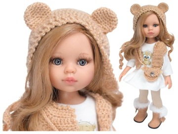 LALKA hiszpańska PAOLA REINA 32cm CARLA+ ubranka, buciki pudełko