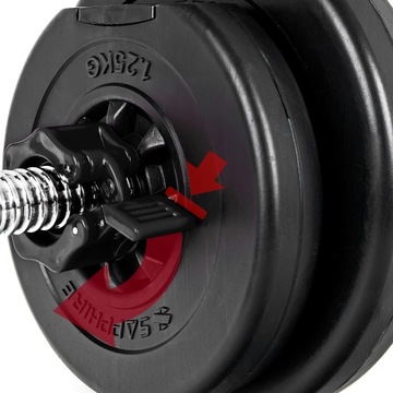 Зажимы-защелки на шею 25мм, комплект из 2-х замков САПФИР