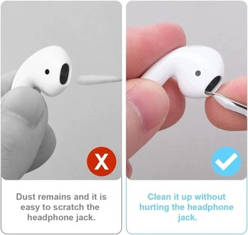 CZYŚCIK NARZĘDZIE DO CZYSZCZENIA SŁUCHAWEK DOUSZNYCH AirPods i inne A01