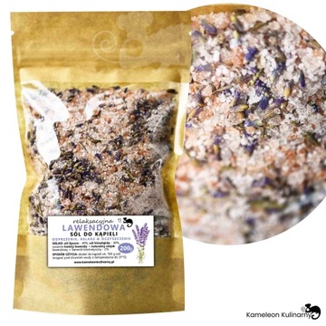 ZESTAW PREZENTOWY sól SOLE DO KĄPIELI 3x200g Różana + Lawendowa +Nagietkowa