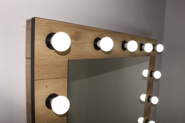 СВЕТОДИОДНОЕ ЗЕРКАЛО ЛОФТ В ПРОМЫШЛЕННОМ СТИЛЕ ГОЛЛИВУДСКАЯ ГАРДЕРОБНАЯ