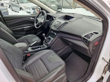 Ford Kuga II SUV 2.0 Duratorq TDCi 163KM 2013 Ford Kuga Sliczna biala Titanium 2.0 TDCI 163KM Naped 4x4 200tys km orygin, zdjęcie 22