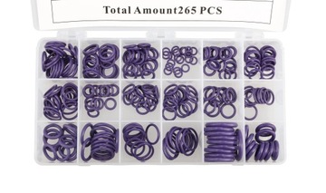 Комплект сменных уплотнительных колец Magneti Marelli фиолетового цвета для кондиционера, 256 шт.