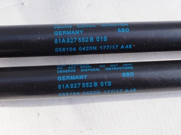 AP VZPĚRA/TLAKOVAČ KRYT KUFRU 81A827552B AUDI Q2