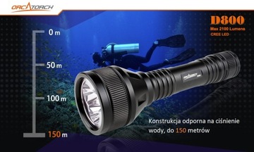 Latarka Orca Torch D800