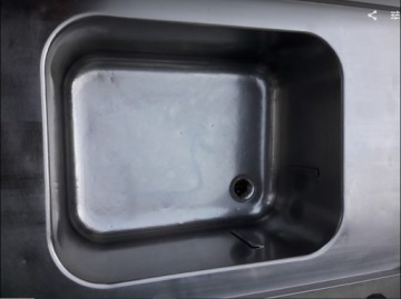 МОЙКА, ЗАГРУЗОЧНЫЙ И ВЫСТАВОЧНЫЙ СТОЛ, ПОСУДОМОЕЧНАЯ МАШИНА С КАПЮШОНОМ