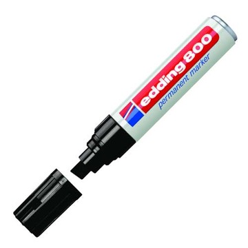 Marker permanentny edding 800 ścięta 4-12mm czarny