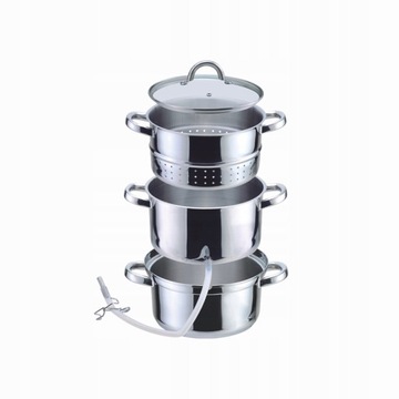 СОКОВЫЖИМКА 5Л, НЕРЖАВЕЮЩАЯ СТАЛЬ, ПАРОВАЯ ДЛЯ ФРУКТОВ