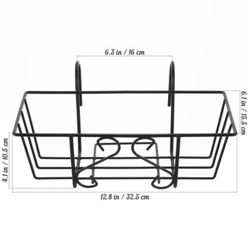 ЦВЕТОЧНЫЙ ГОРШОК ПОДВЕСНОЙ ЖЕЛЕЗНЫЙ САДОВЫЙ КРОНШТЕЙН