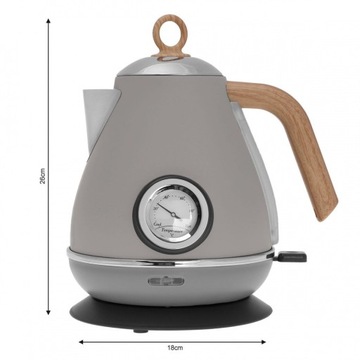 ЭЛЕКТРИЧЕСКИЙ ЧАЙНИК КАССЕЛЬ С ТЕРМОМЕТРОМ 1,7 л 9322