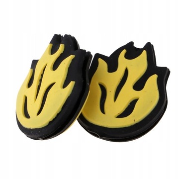 4 . Амортизатор теннисной ракетки с пламенем