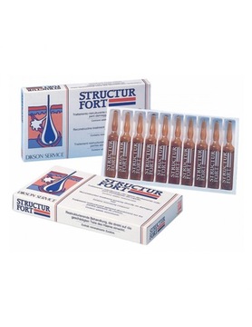 Dikson Ampułki Structur Fort włosy zniszczone 12 ml x 10