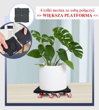 ZESTAW ROLKI DO TRANSPORTU PRZESUWANIA MEBLI GIFTEAK *WIDEO*