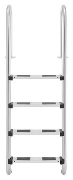 Лестница для бассейна из нержавеющей стали, 4 ступеньки, 1570 мм