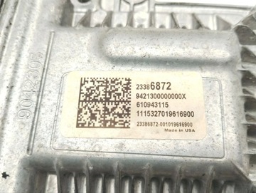 CHEVROLET CORVETTE C7 2016 JINÉ JEDNOTKA / MODUL ŘÍZENÍ 23386872